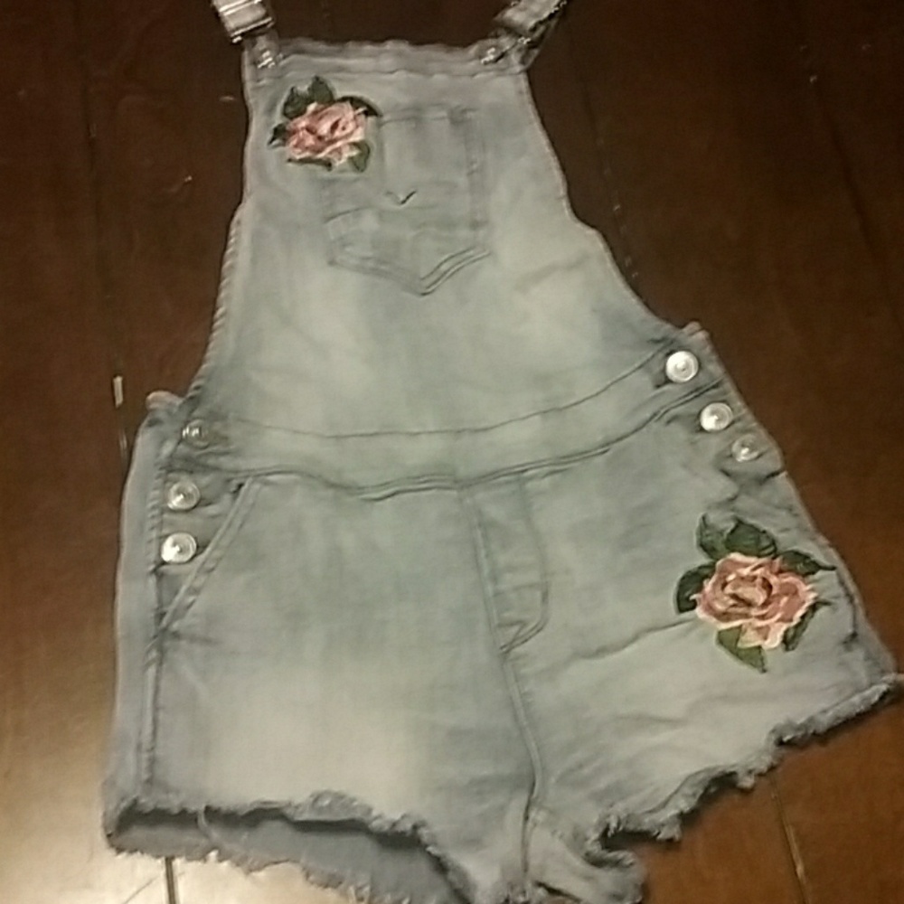 Adorable girls overalls